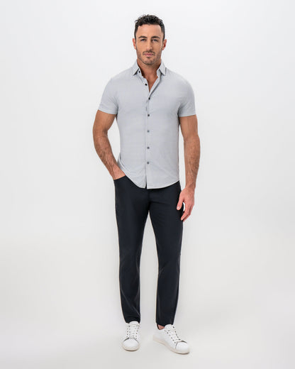 State & Liberty "The Barkley" Black & White Geometric Interlock