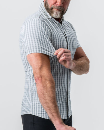 State & Liberty "The Strudwick" Light Olive & White Check