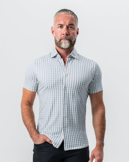 State & Liberty "The Strudwick" Light Olive & White Check