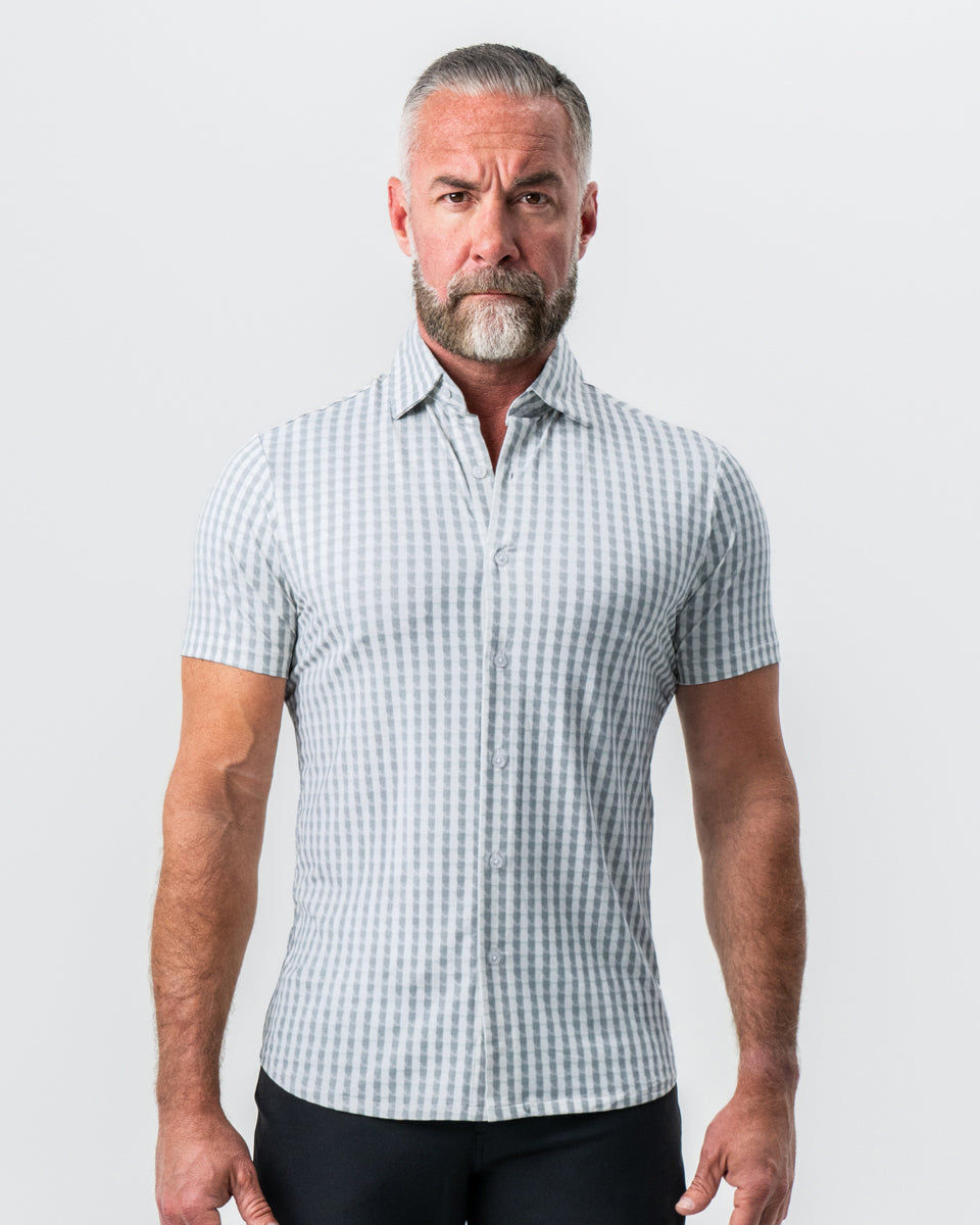 State & Liberty "The Strudwick" Light Olive & White Check