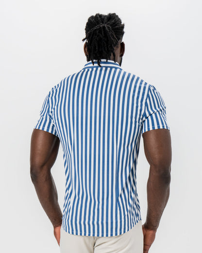 State & Liberty "The Bay" Navy & White Bengal Stripe