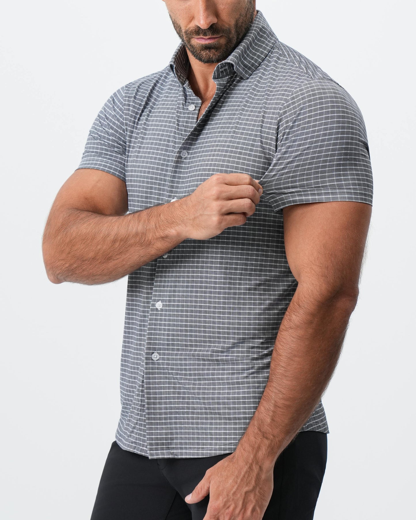 State & Liberty "The Bridgestone" Big Check Grey
