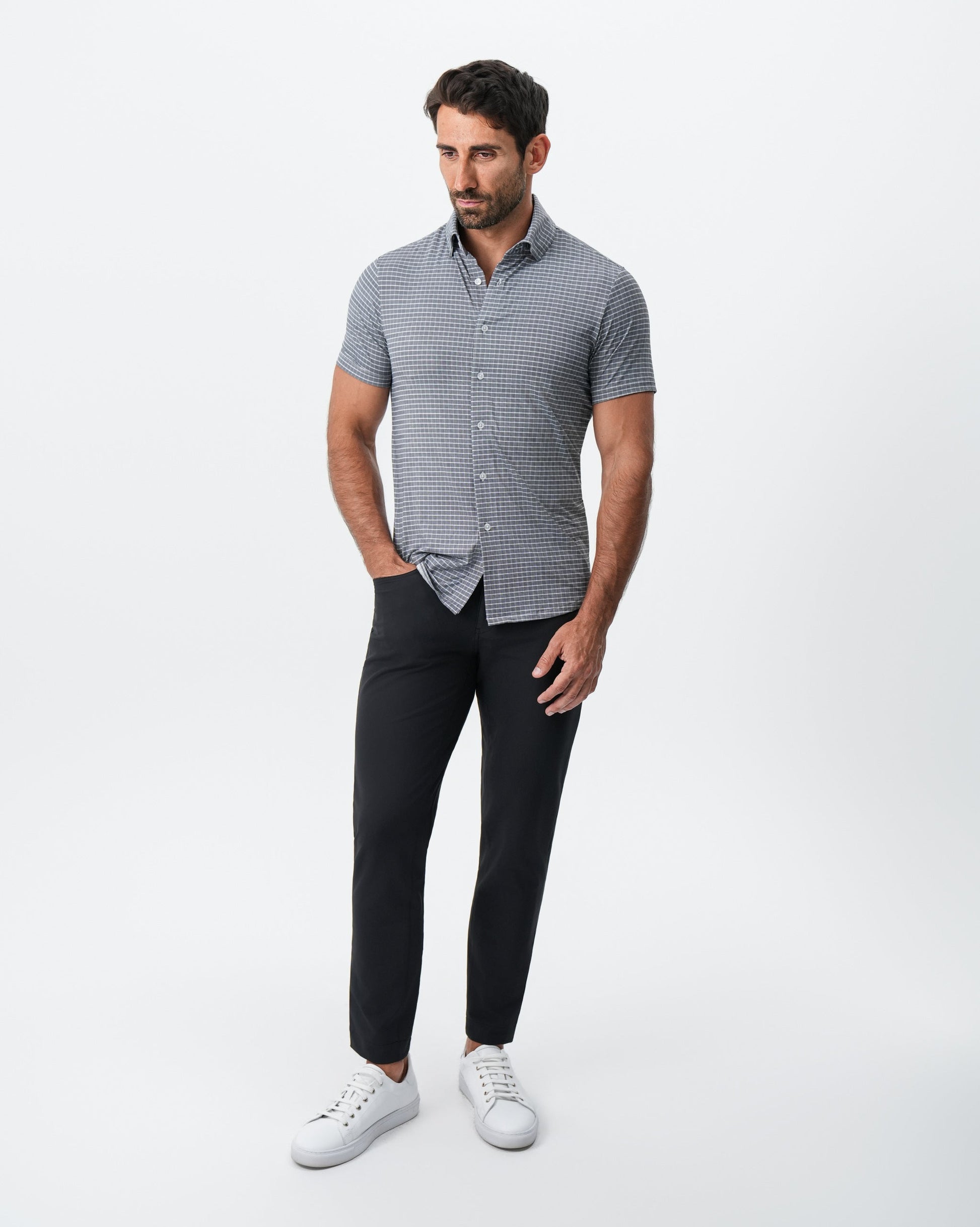 State & Liberty "The Bridgestone" Big Check Grey