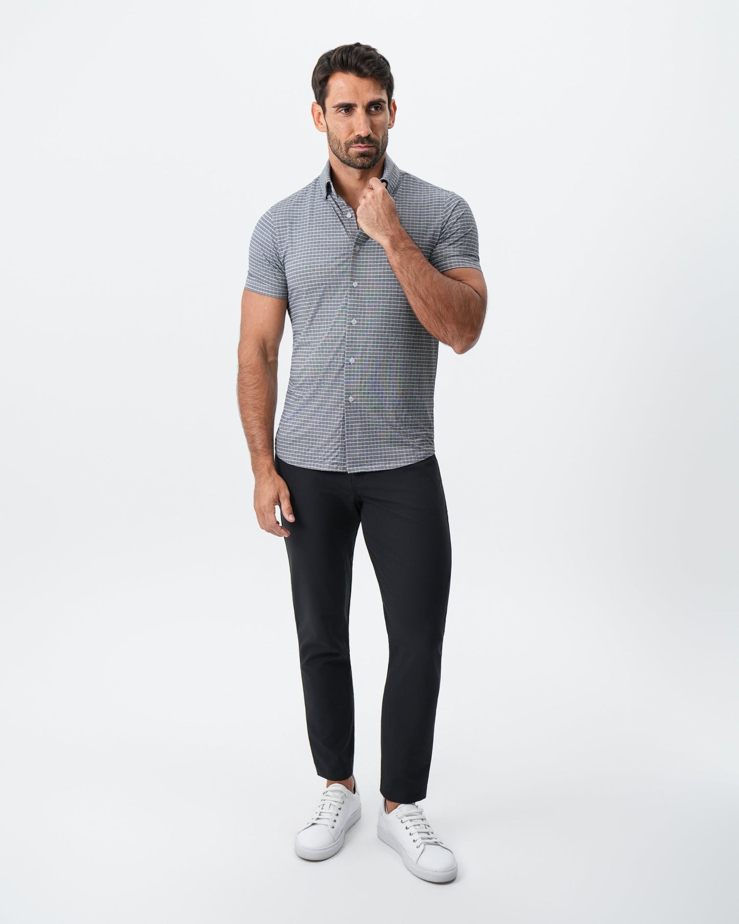 State & Liberty "The Bridgestone" Big Check Grey