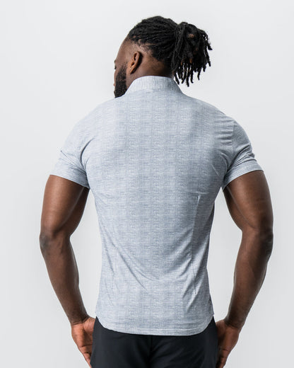 State & Liberty "The Jefferson" Light Grey Printed Linen