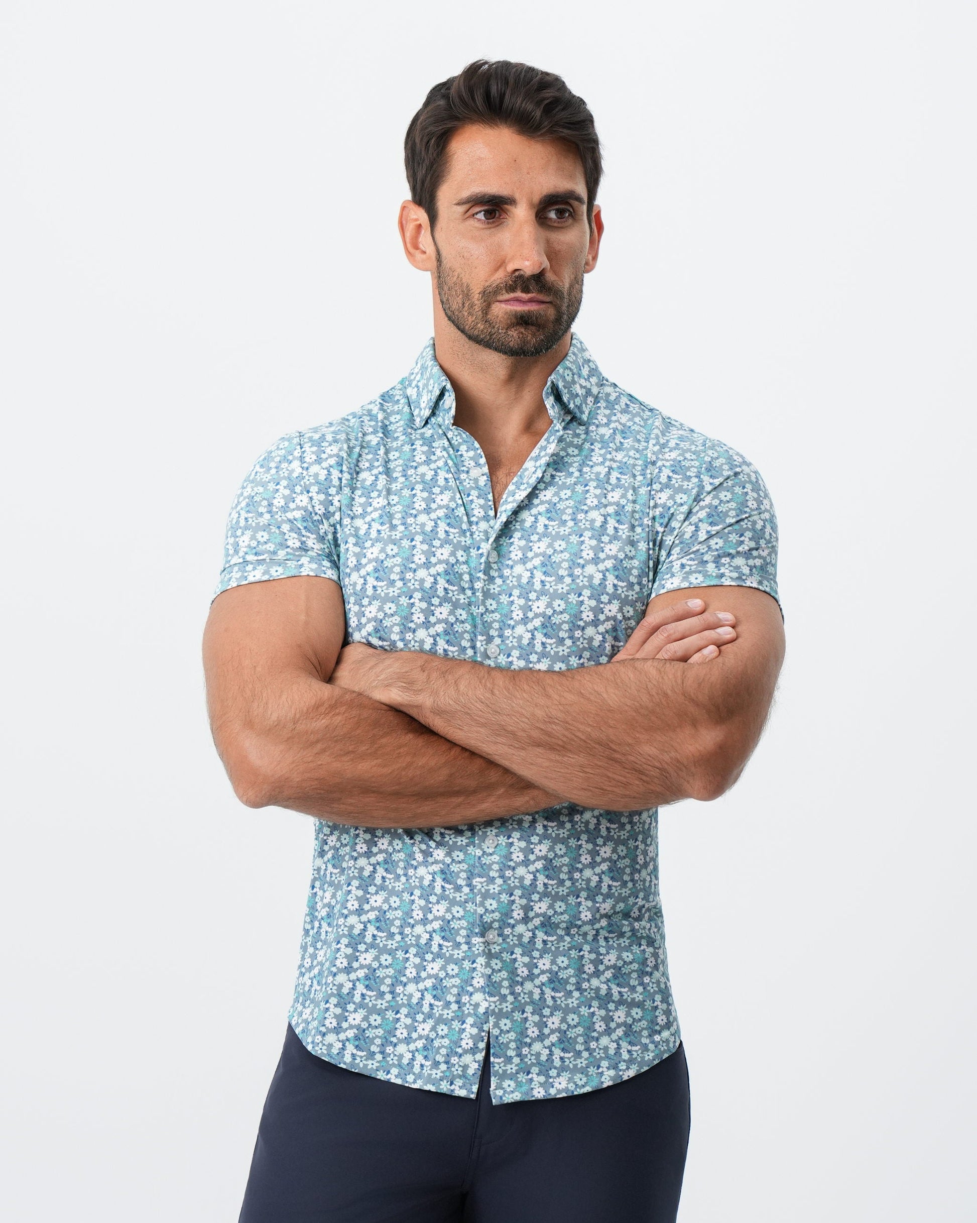 State & Liberty "The Bloom" Grey with Floral Print