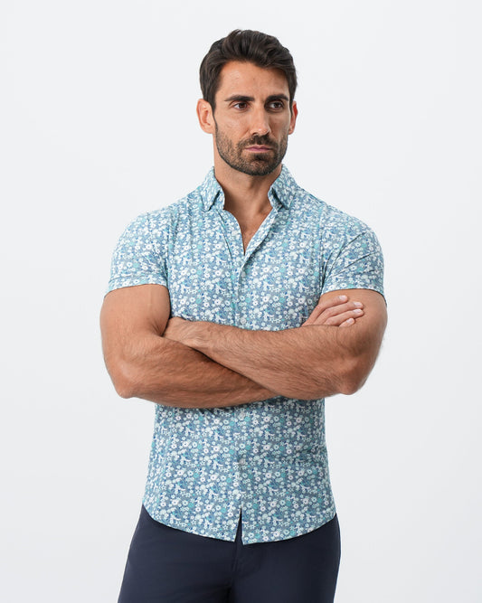 State & Liberty "The Bloom" Grey with Floral Print
