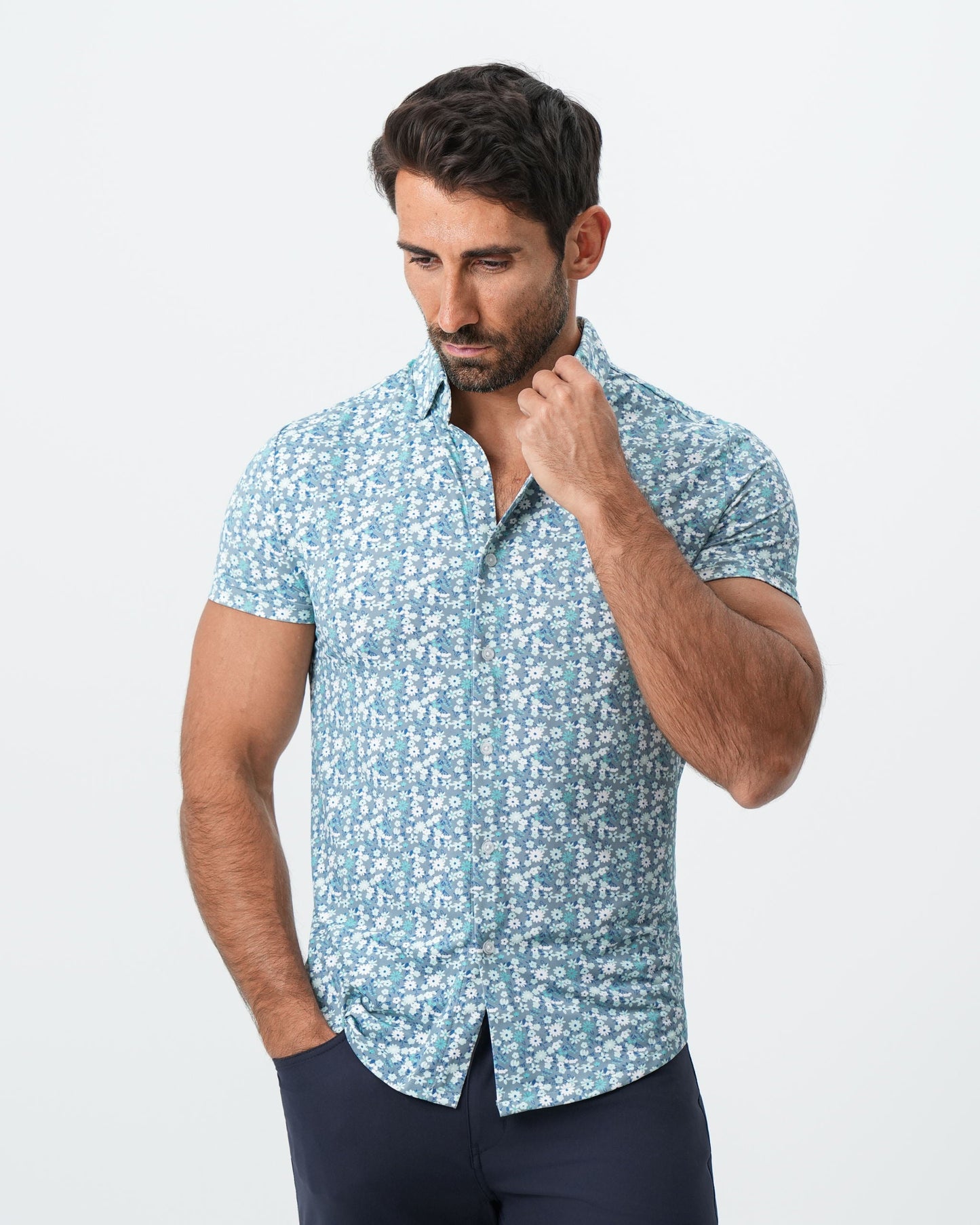 State & Liberty "The Bloom" Grey with Floral Print