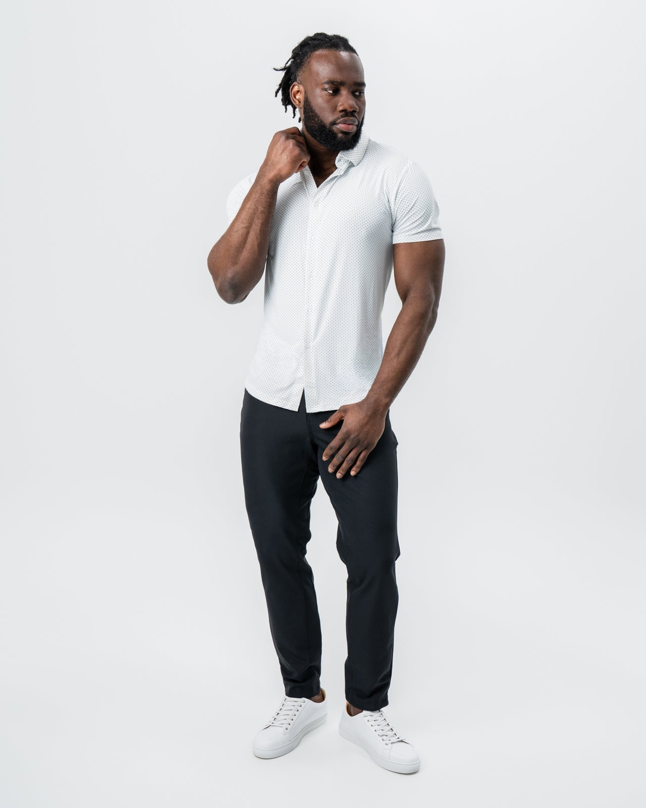 State & Liberty "The Axwell" Black Circle With Dots