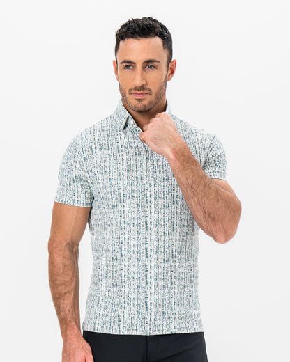 State & Liberty "The Vine" Green & Khaki Sketch Stripe
