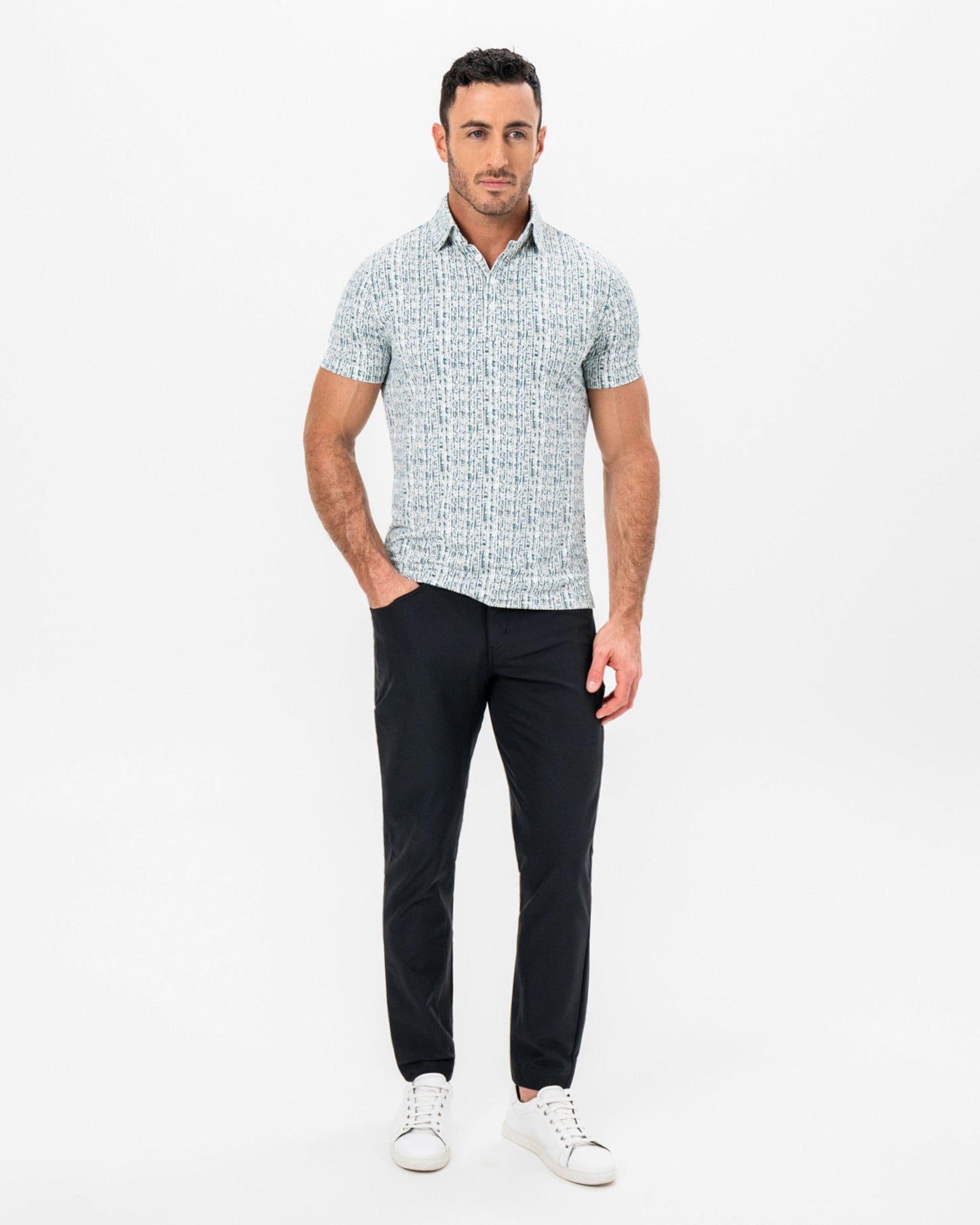 State & Liberty "The Vine" Green & Khaki Sketch Stripe