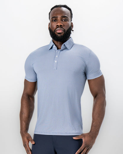 State & Liberty "The Crosby" Navy & White Mini Geo Pattern