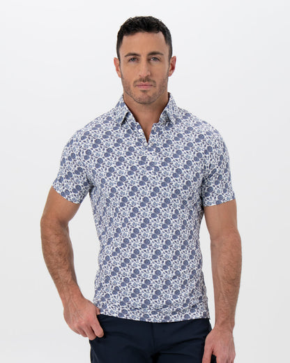 State & Liberty "The Steel" Blue Floral Print