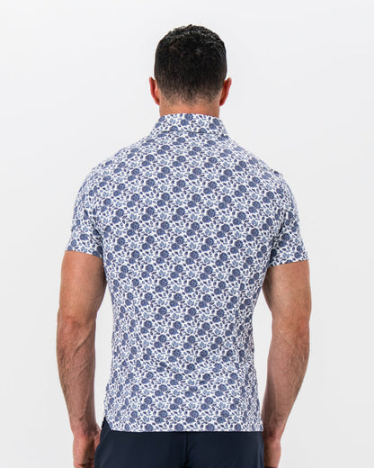 State & Liberty "The Steel" Blue Floral Print