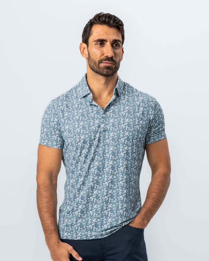State & Liberty "The Evergreen" Abstract Sage Floral Print