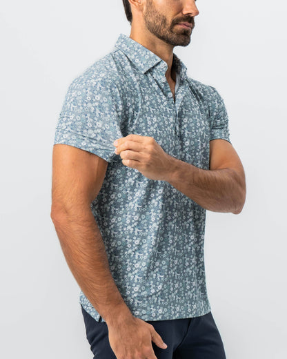 State & Liberty "The Evergreen" Abstract Sage Floral Print