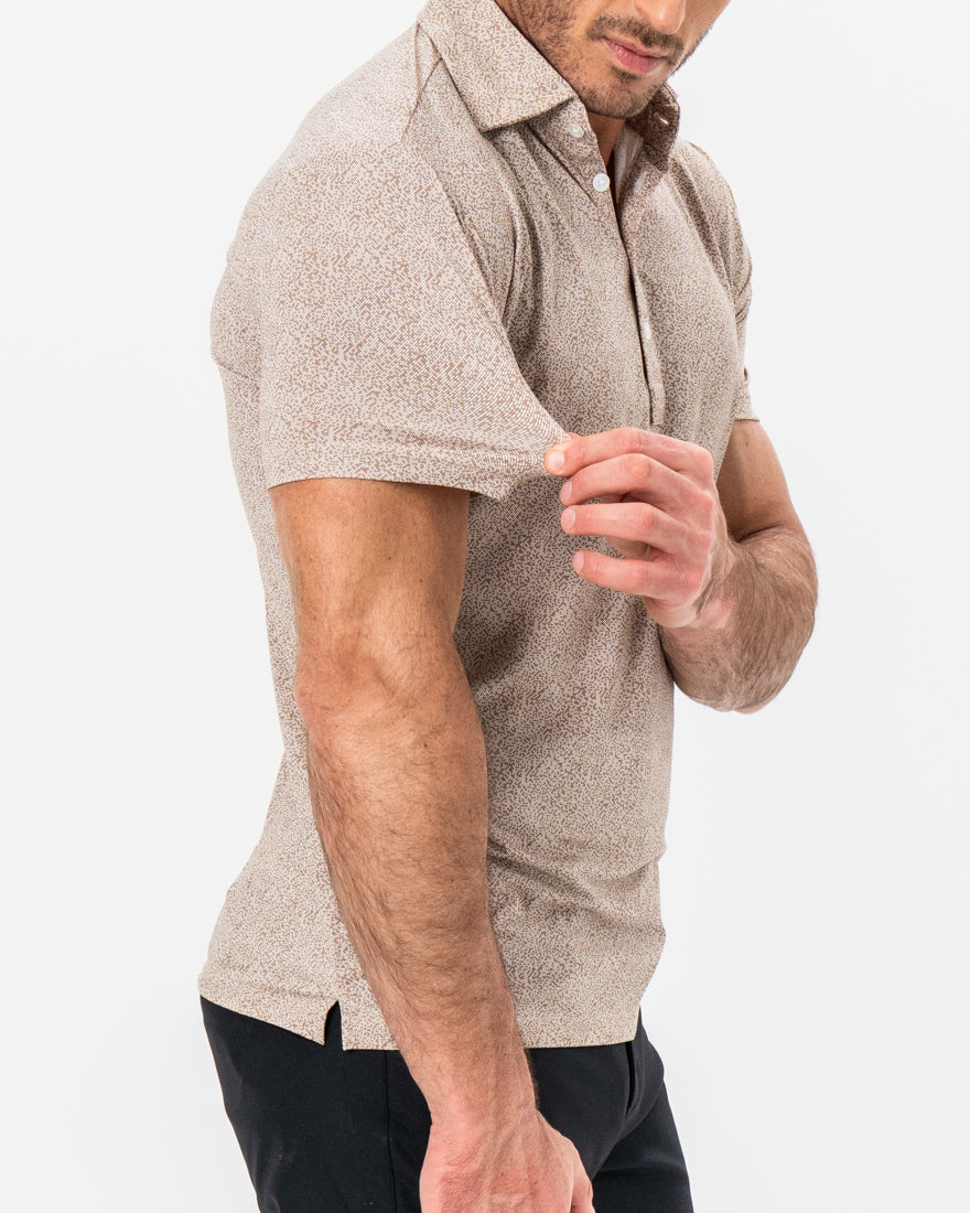 State & Liberty "The Madden" Tan Micro Mini Check