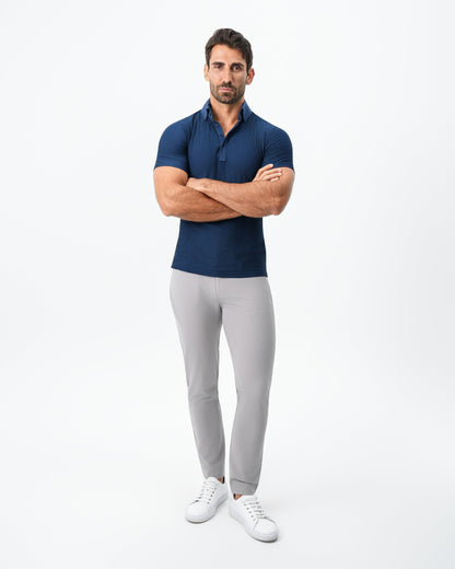 State & Liberty Seersucker Polo - Navy