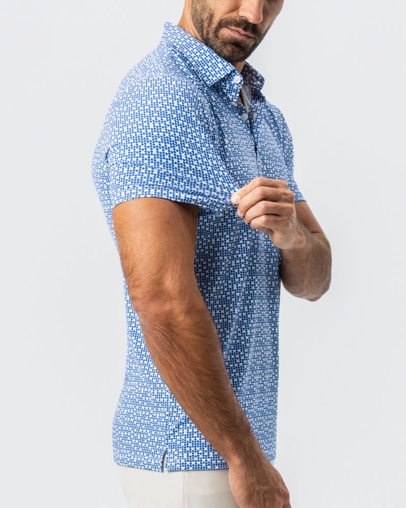 State & Liberty "The Beckham" Geo Royal Blue & White Double Circle