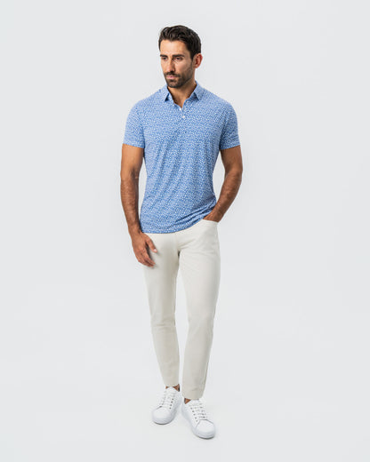 State & Liberty "The Beckham" Geo Royal Blue & White Double Circle