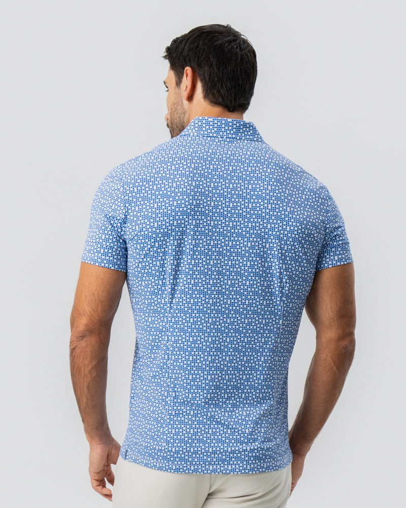 State & Liberty "The Beckham" Geo Royal Blue & White Double Circle