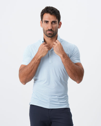 State & Liberty "The Bolt" Light Blue & Navy Cross Diamond