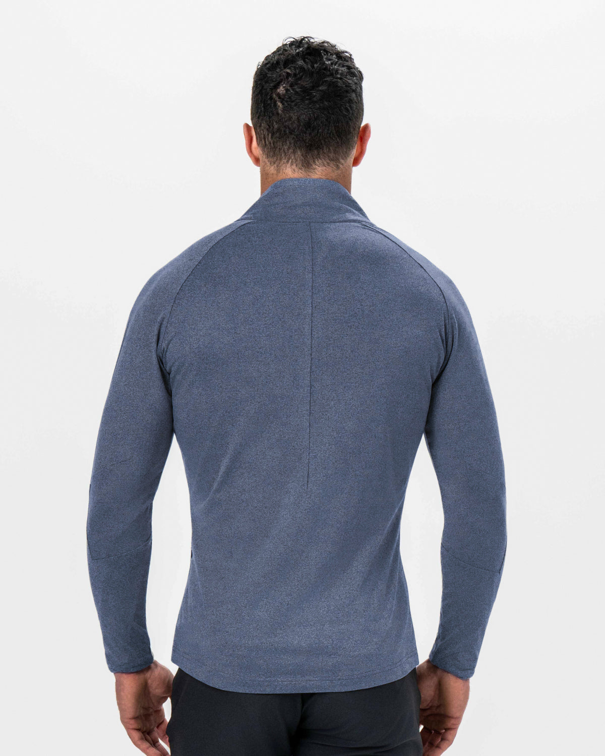 State & Liberty Brushed Quarter Zip - Heathered Navy