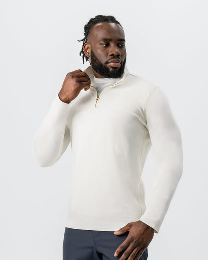 State & Liberty Quarter Zip - Solid Cream