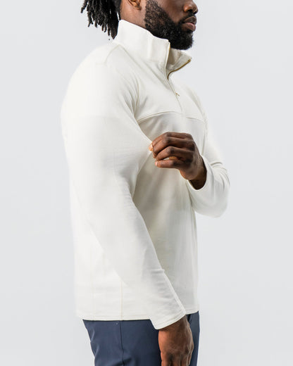 State & Liberty Quarter Zip - Solid Cream