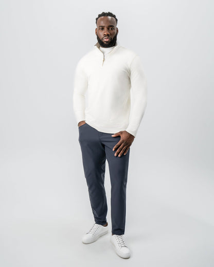 State & Liberty Quarter Zip - Solid Cream