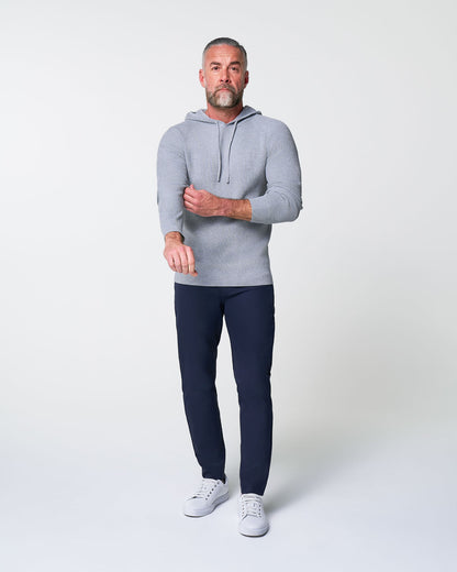 State & Liberty Heavy Knit Hoodie - Grey