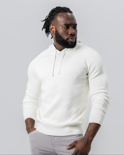 State & Liberty Heavy Knit Hoodie - Cream
