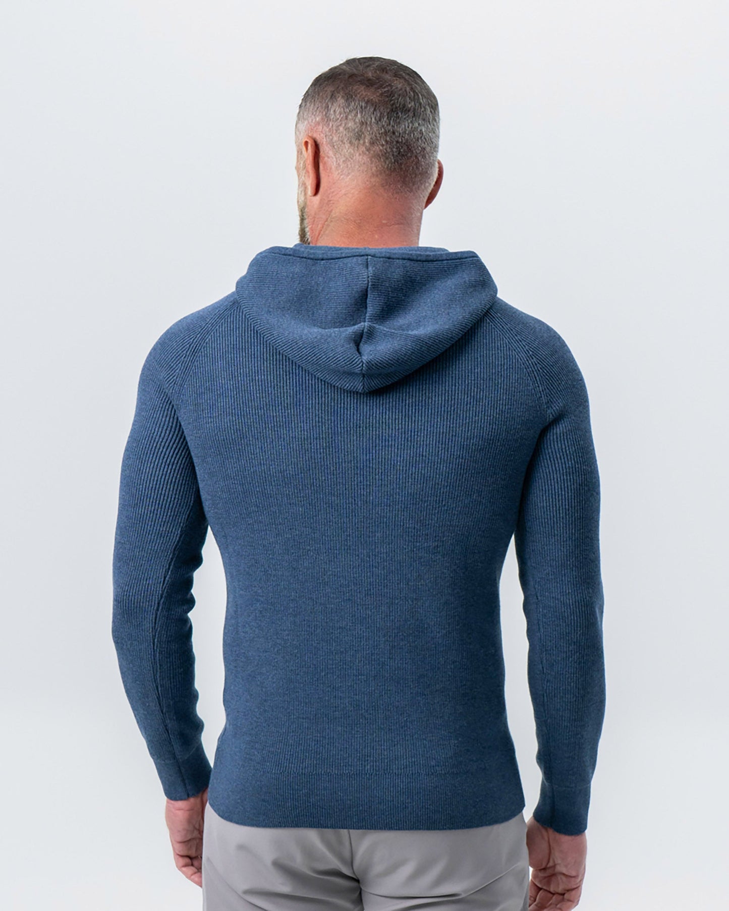State & Liberty Heavy Knit Hoodie - Navy