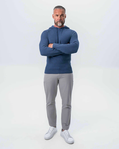 State & Liberty Heavy Knit Hoodie - Navy