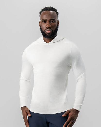 State & Liberty Waffle Knit Hoodie - Cream