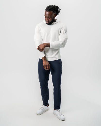 State & Liberty Waffle Knit Hoodie - Cream