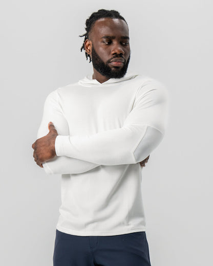 State & Liberty Waffle Knit Hoodie - Cream