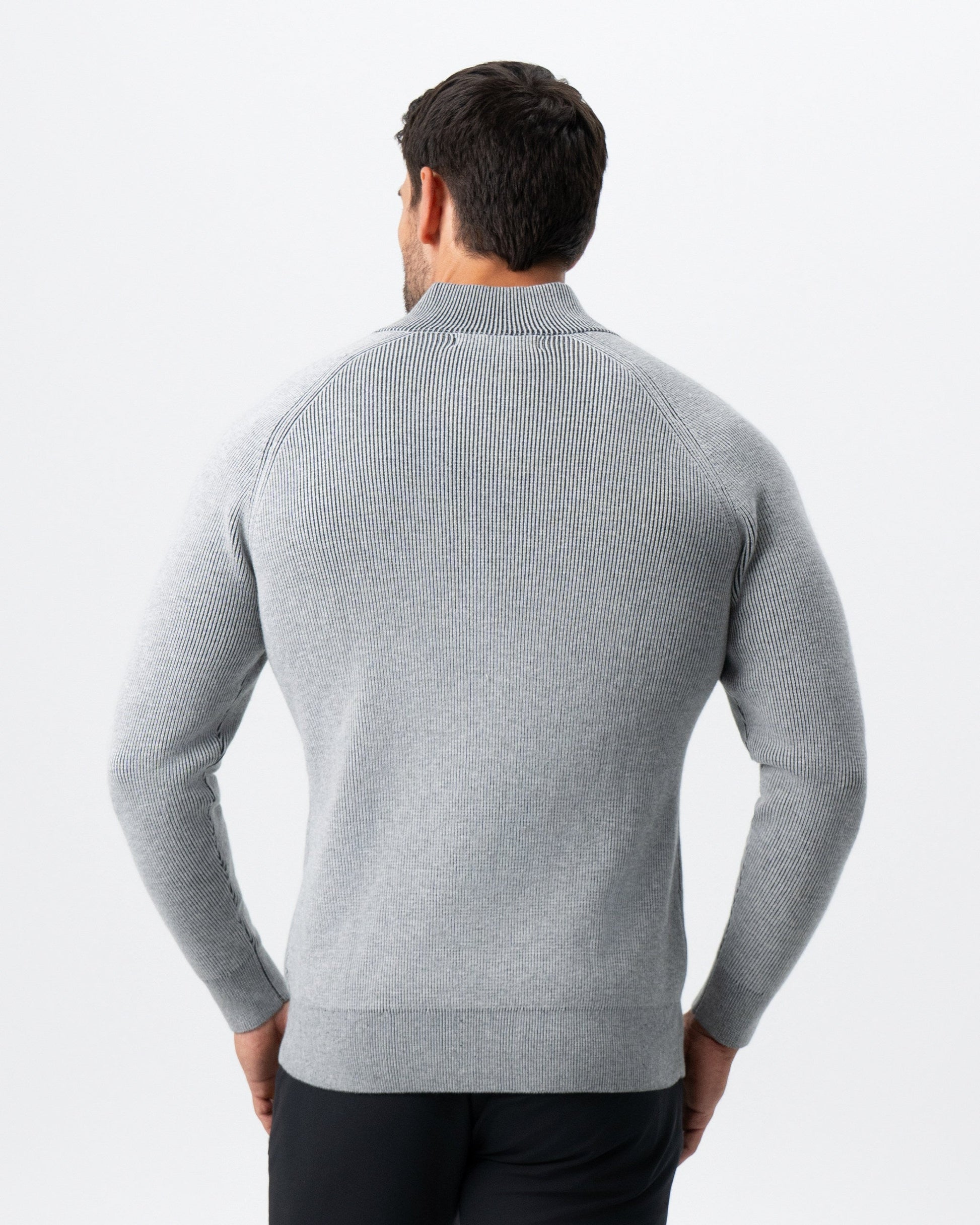 State & Liberty Mid-Weight Sweater Bomber - Grey