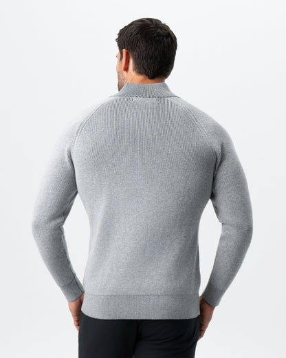 State & Liberty Mid-Weight Sweater Bomber - Grey