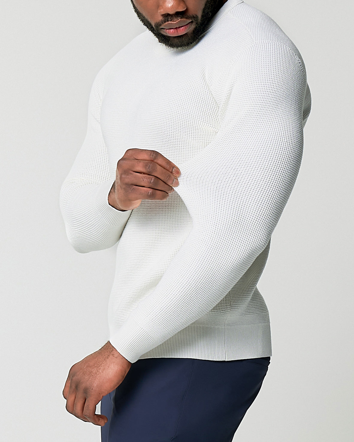 State & Liberty Heavy Knit Crewneck - Cream