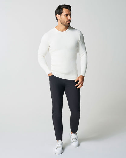 State & Liberty Heavy Knit Crewneck - Cream