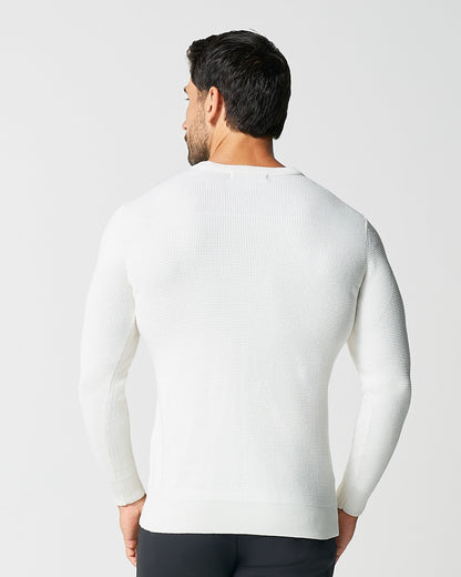 State & Liberty Heavy Knit Crewneck - Cream