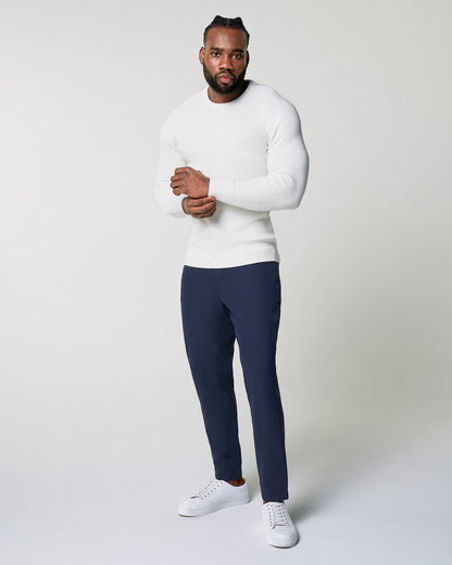 State & Liberty Heavy Knit Crewneck - Cream