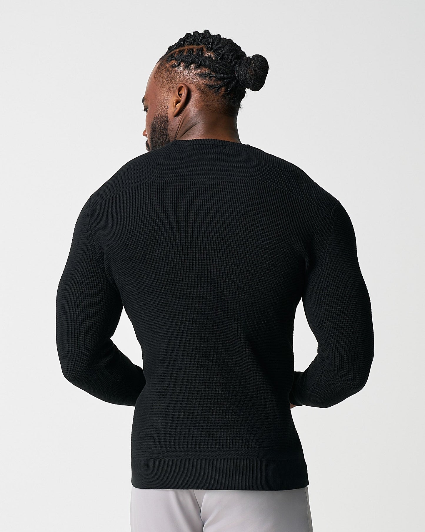 State & Liberty Heavy Knit Crewneck - Black