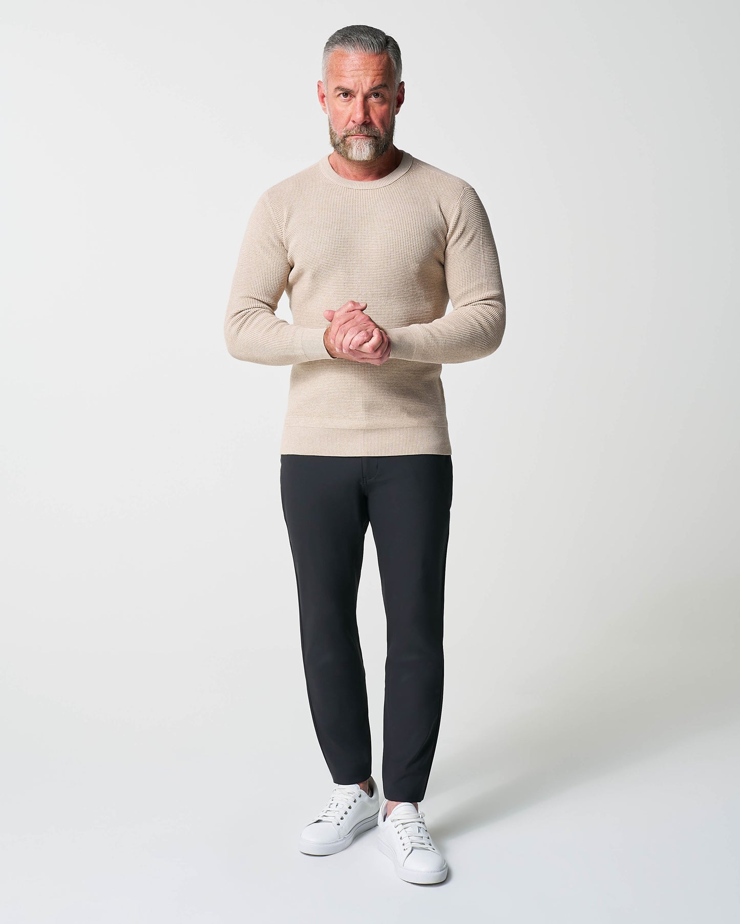 State & Liberty Heavy Knit Crewneck - Tan