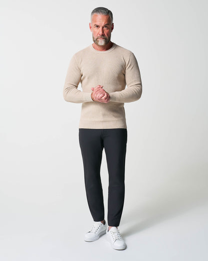 State & Liberty Heavy Knit Crewneck - Tan