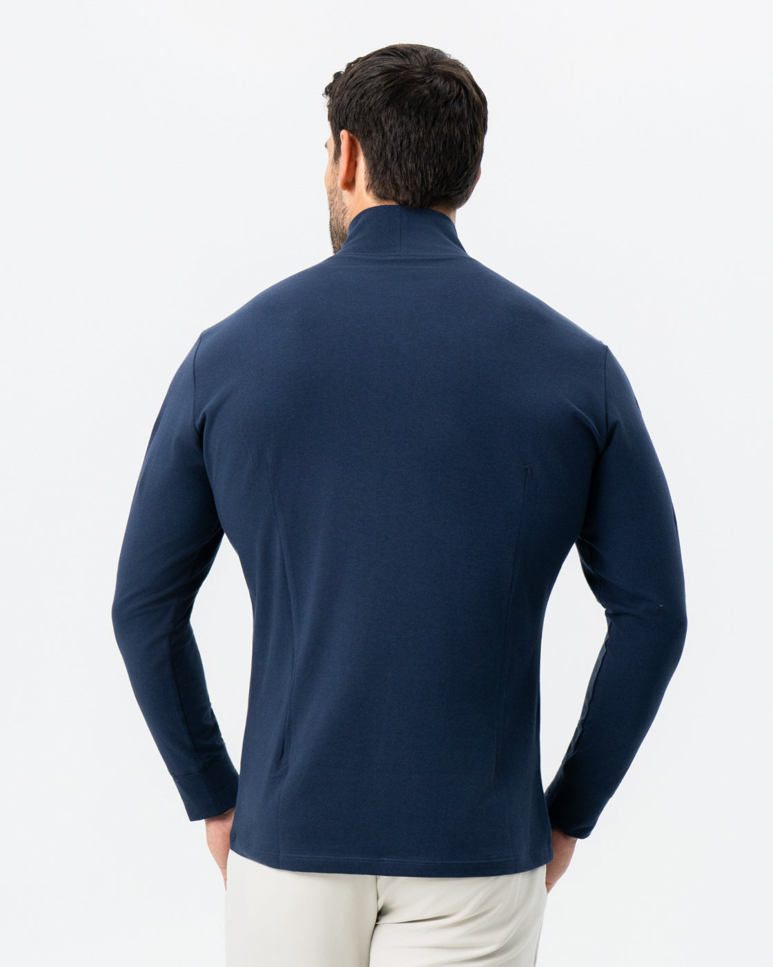 State & Liberty Mock Turtleneck - Navy
