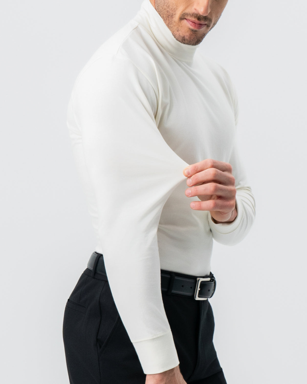 State & Liberty Mock Turtleneck - Cream