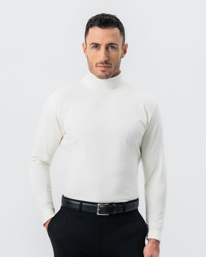 State & Liberty Mock Turtleneck - Cream