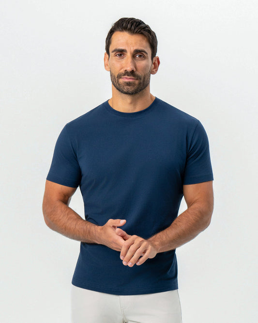 State & Liberty "The Hartford" Navy Short Sleeve Crewneck